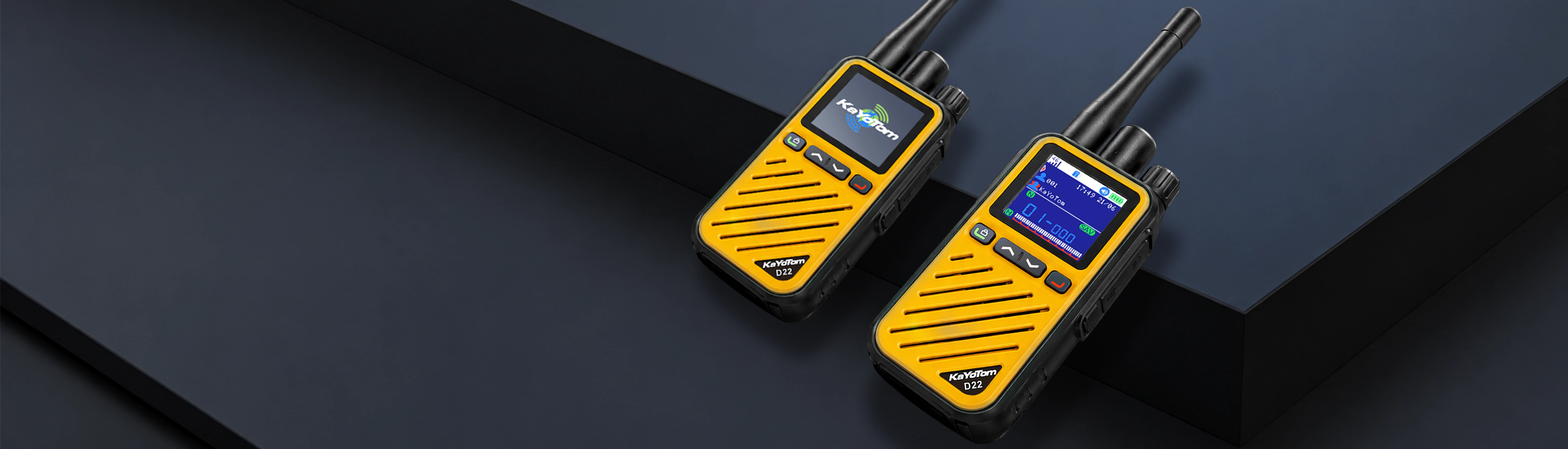 KaYoTom D22 dual-mode PoC and GMRS two-way radio for flexible global and local communication