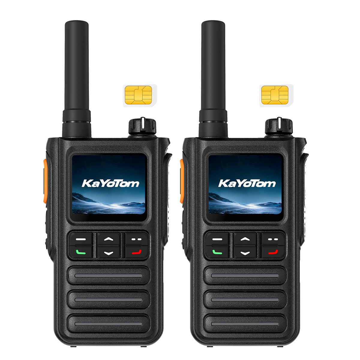 KaYoTom G09 Global Walkie Talkies Unlimited Range Rapid GPS Long Range Two Way Radio, IP65 Waterproof, AI Noise Cancellation for Nationwide Outdoor, Logistics, Road Trips & Family