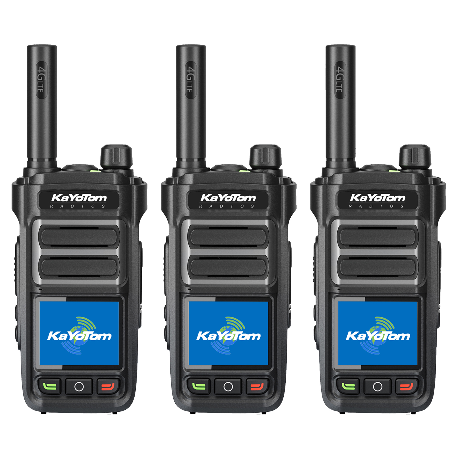 KaYoTom G07 Global Walkie Talkie – Unlimited Range PoC Radio with Nationwide Coverage, 4G LTE Network, Clear Voice & Secure Communication for Outdoor, Business & Emergency Use