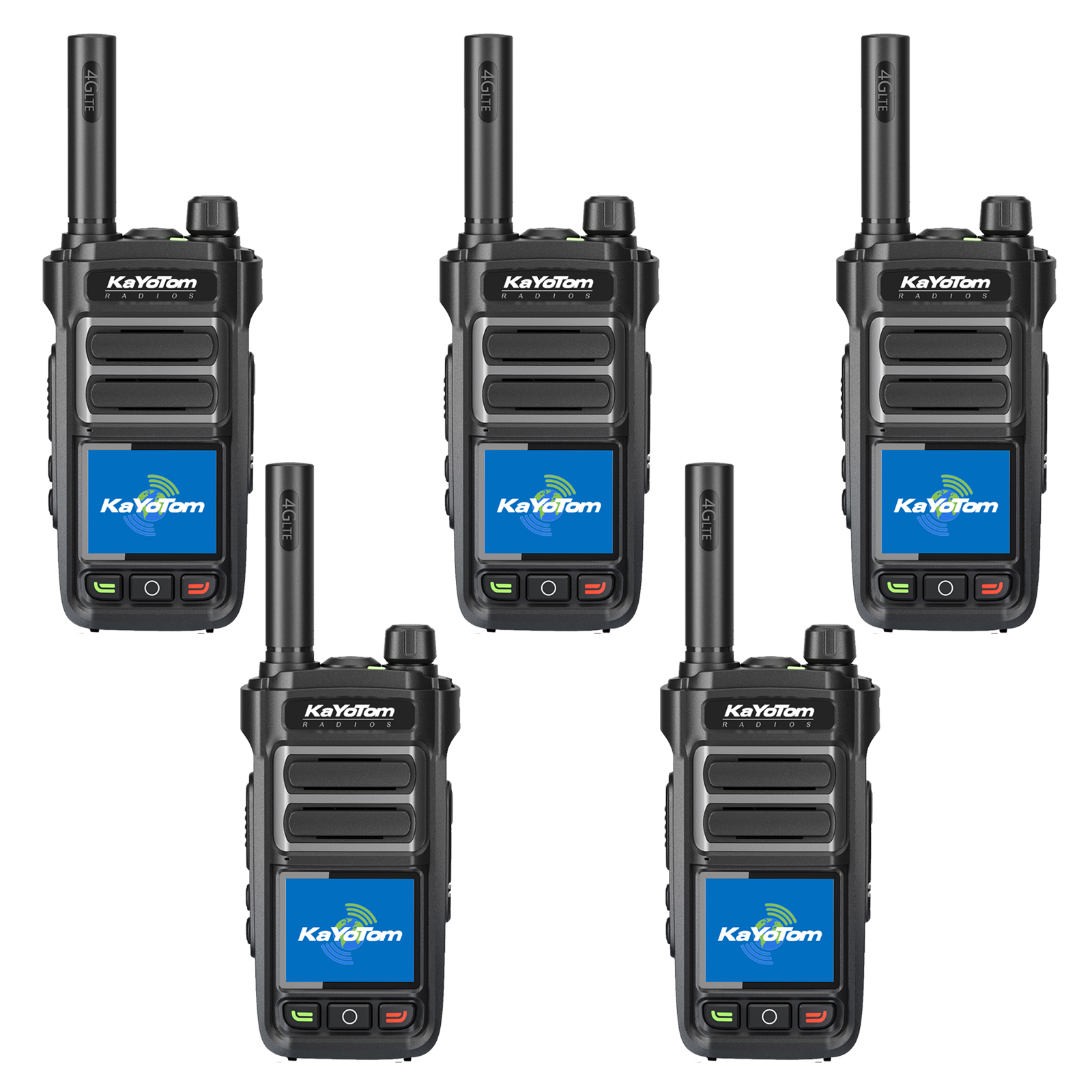 KaYoTom G07 Global Walkie Talkie – Unlimited Range PoC Radio with Nationwide Coverage, 4G LTE Network, Clear Voice & Secure Communication for Outdoor, Business & Emergency Use