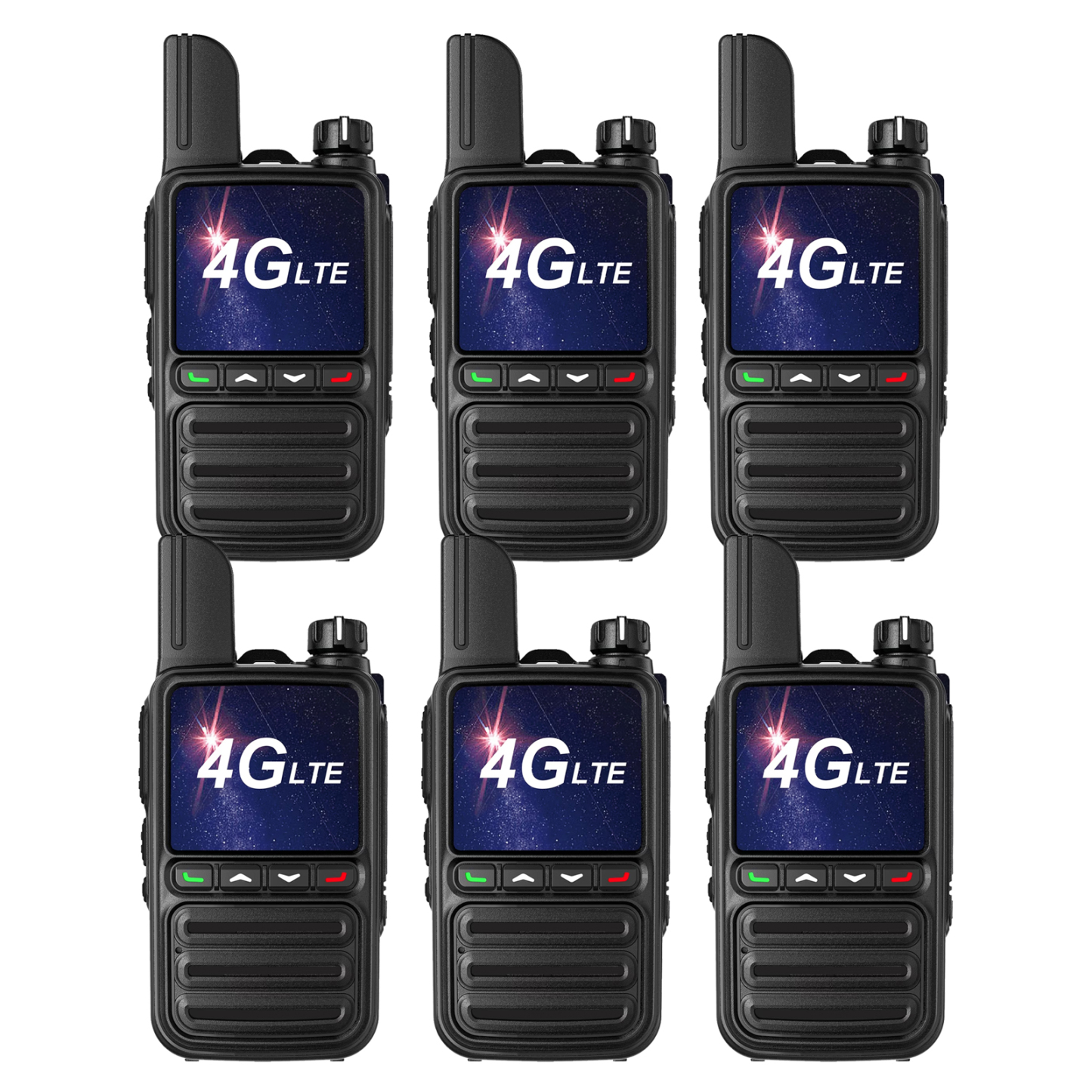 KaYoTom G08 Global Walkie Talkies Unlimited Range PTT Push-to-Talk Over Cellular Nationwide 5000 Miles POC 4G Handheld Long Range Two Way Radio for Team Management