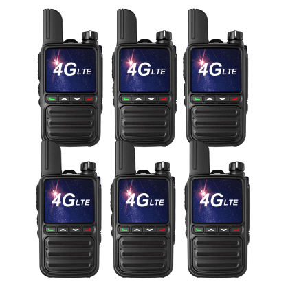 KaYoTom G08 Global Walkie Talkies Unlimited Range PTT Push-to-Talk Over Cellular Nationwide 5000 Miles POC 4G Handheld Long Range Two Way Radio for Team Management