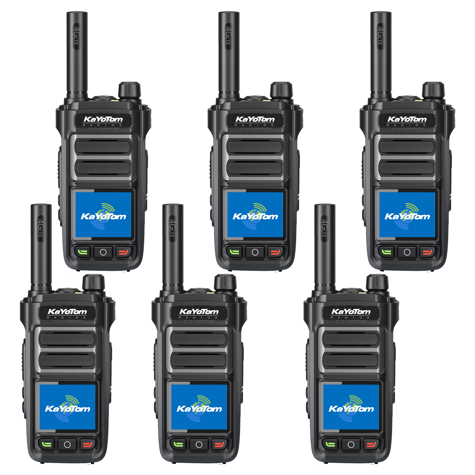 KaYoTom G07 Global Walkie Talkie – Unlimited Range PoC Radio with Nationwide Coverage, 4G LTE Network, Clear Voice & Secure Communication for Outdoor, Business & Emergency Use