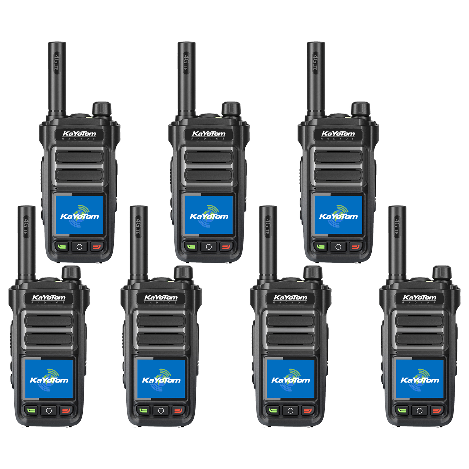 KaYoTom G07 Global Walkie Talkie – Unlimited Range PoC Radio with Nationwide Coverage, 4G LTE Network, Clear Voice & Secure Communication for Outdoor, Business & Emergency Use