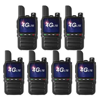 KaYoTom G08 Global Walkie Talkies Unlimited Range PTT Push-to-Talk Over Cellular Nationwide 5000 Miles POC 4G Handheld Long Range Two Way Radio for Team Management