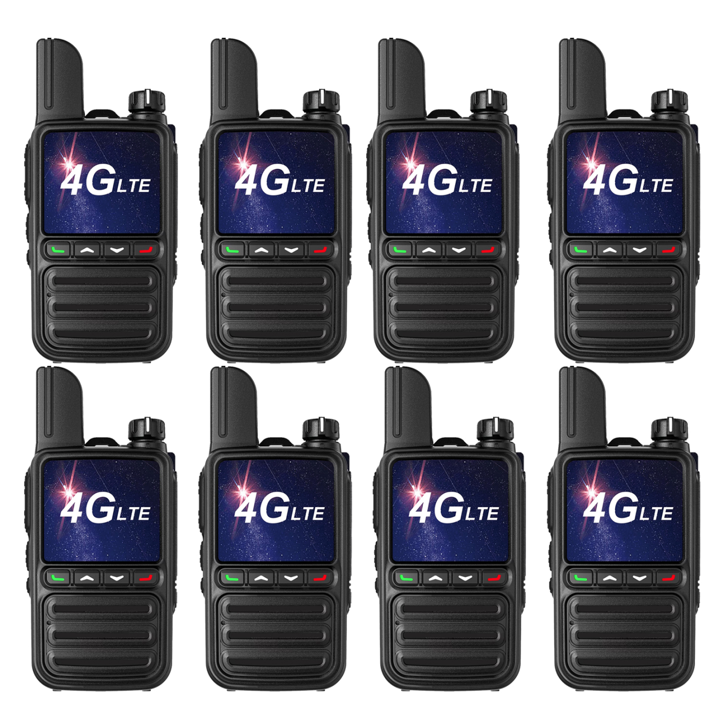 KaYoTom G08 Global Walkie Talkies Unlimited Range PTT Push-to-Talk Over Cellular Nationwide 5000 Miles POC 4G Handheld Long Range Two Way Radio for Team Management
