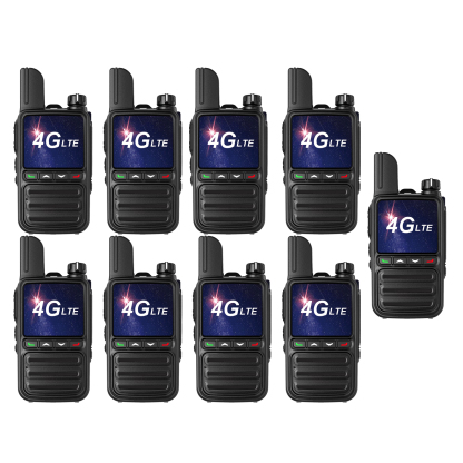 KaYoTom G08 Global Walkie Talkies Unlimited Range PTT Push-to-Talk Over Cellular Nationwide 5000 Miles POC 4G Handheld Long Range Two Way Radio for Team Management