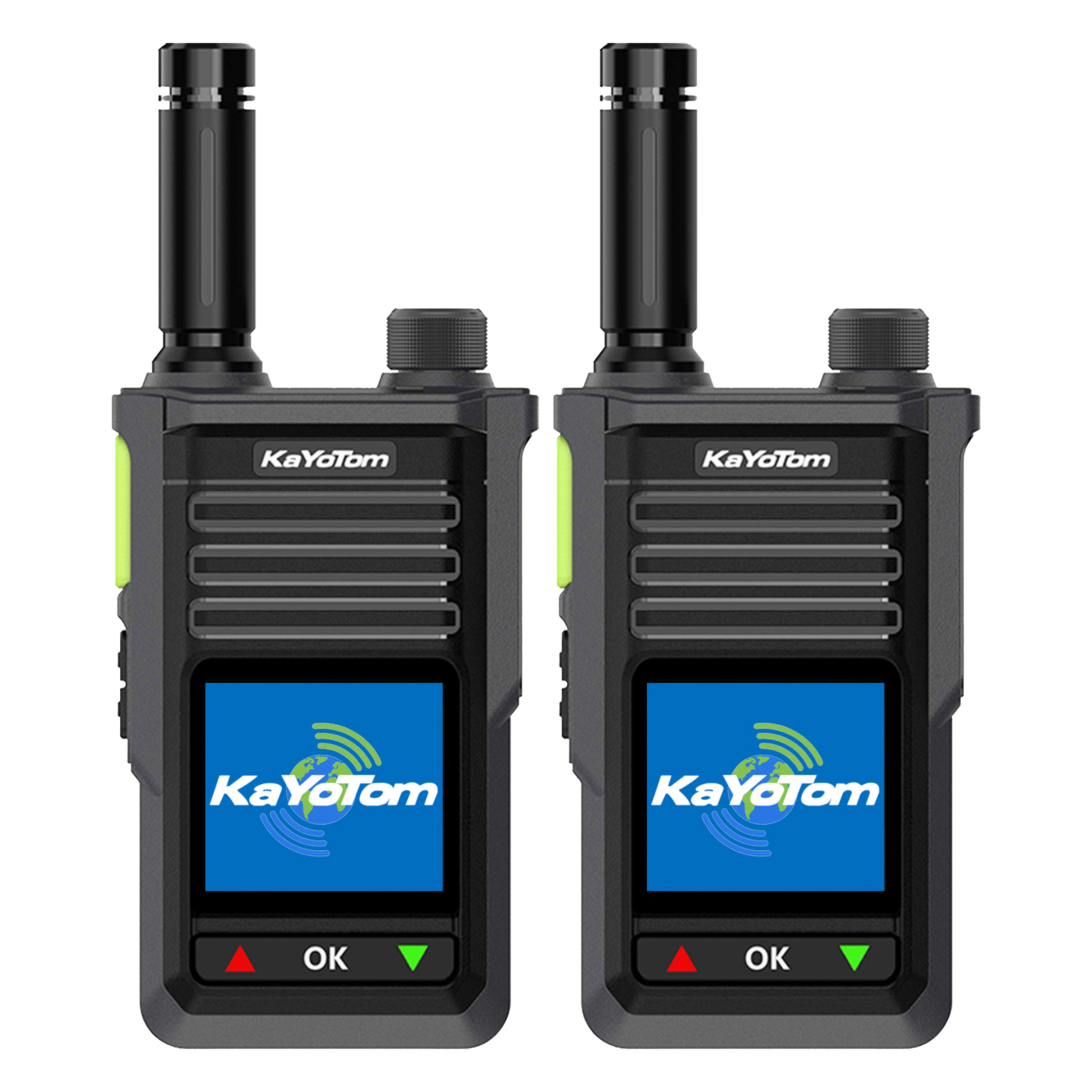 KaYoTom M15 Global Encrypted Walkie Talkie Unlimited Range - 72H Battery, GPS Tracking, Bluetooth & IP68 Waterproof, 172 Countries Coverage