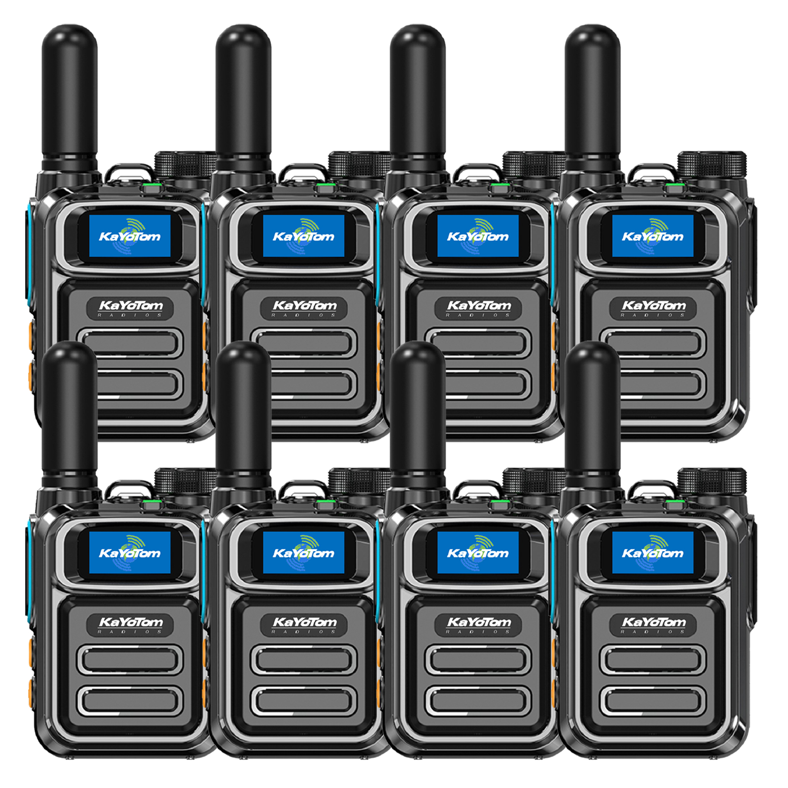 KaYoTom M05 Global Walkie Talkie Unlimited Range Encrypted Two-Way Radio - 72H Battery, HD Audio, Lightweight & Waterproof, 172 Countries Coverage