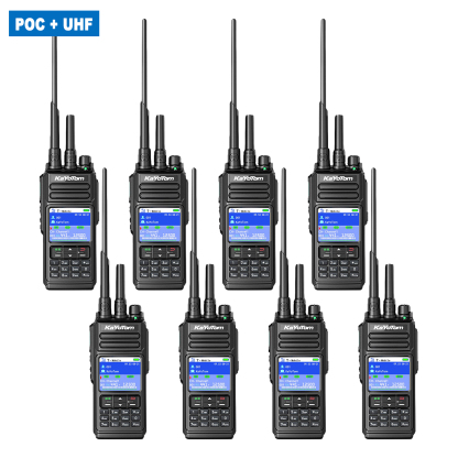 KaYoTom D10 Long Range Walkie Talkie, Unlimited Distance Global Two-Way Radio – PoC + UHF + VHF/GPS, Encrypted Communication, Dual PTT, HD Audio, IP68 Waterproof for Outdoor, Security, Business Use