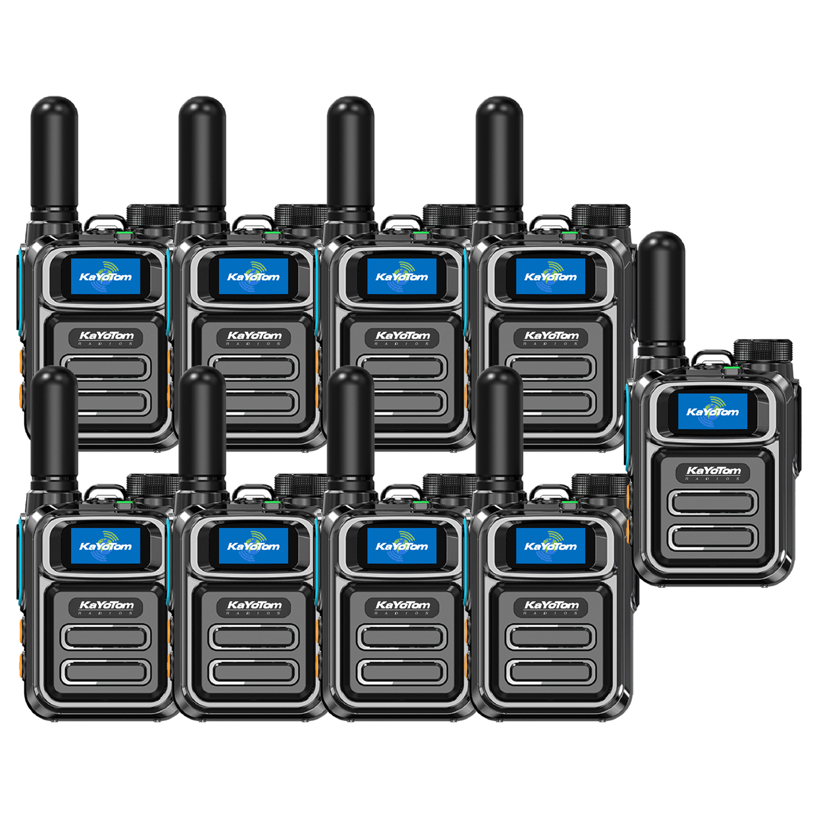 KaYoTom M05 Global Walkie Talkie Unlimited Range Encrypted Two-Way Radio - 72H Battery, HD Audio, Lightweight & Waterproof, 172 Countries Coverage