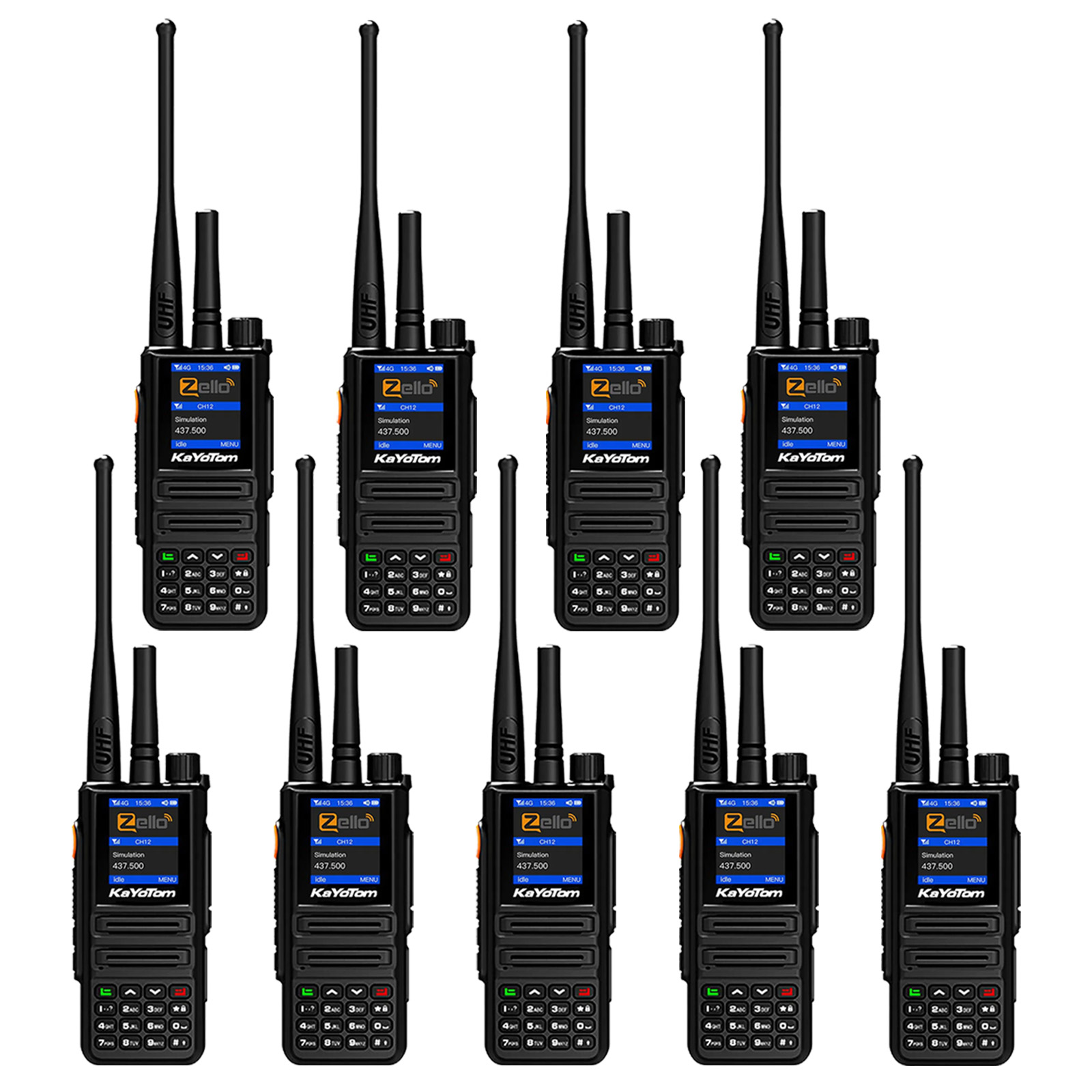 Global Walkie Talkie Unlimited Range - KaYoTom Radios D08 – Walkie