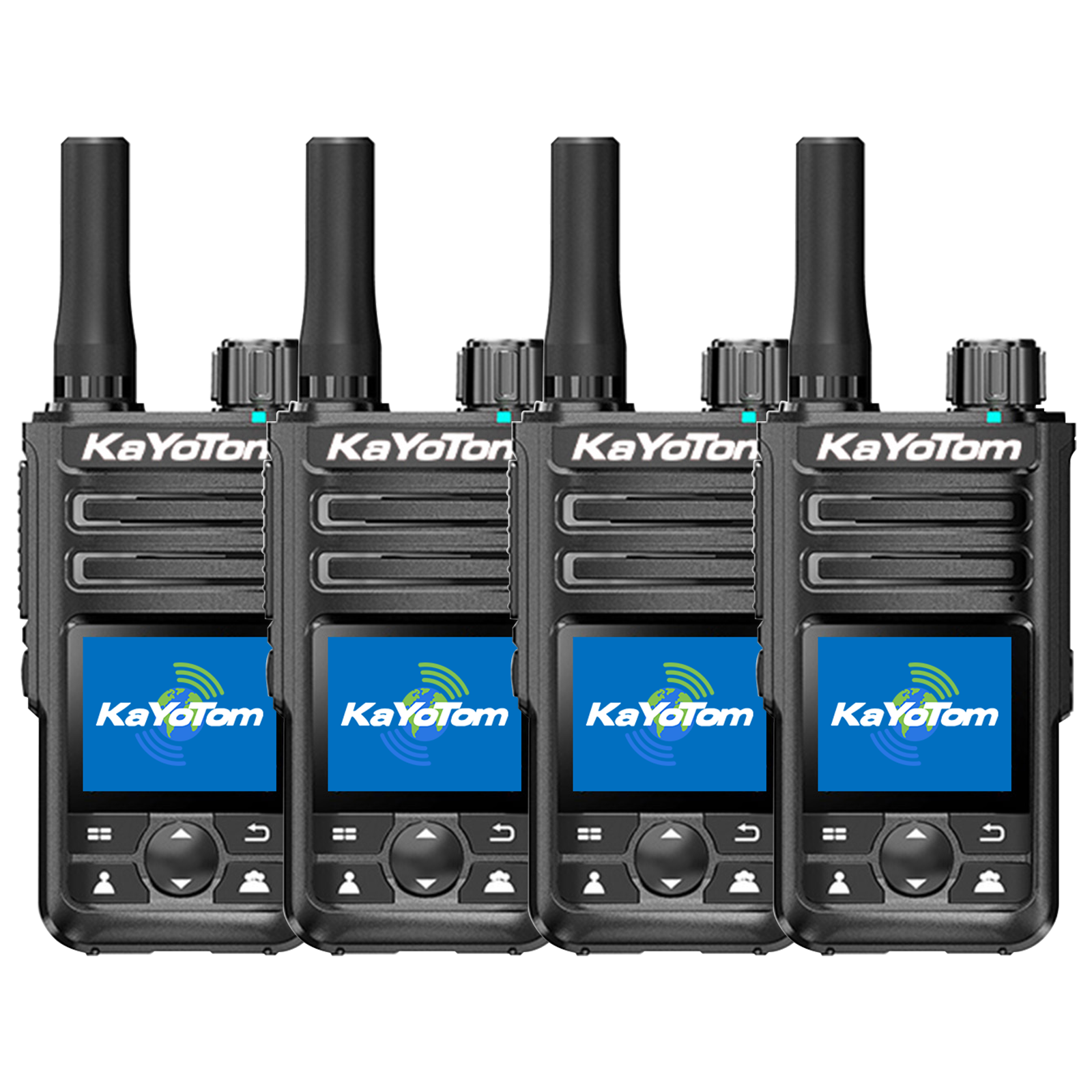KaYoTom M14 Global Walkie Talkie POC Radio GPS Tracking Unlimited Range Encrypted Two-Way Radio