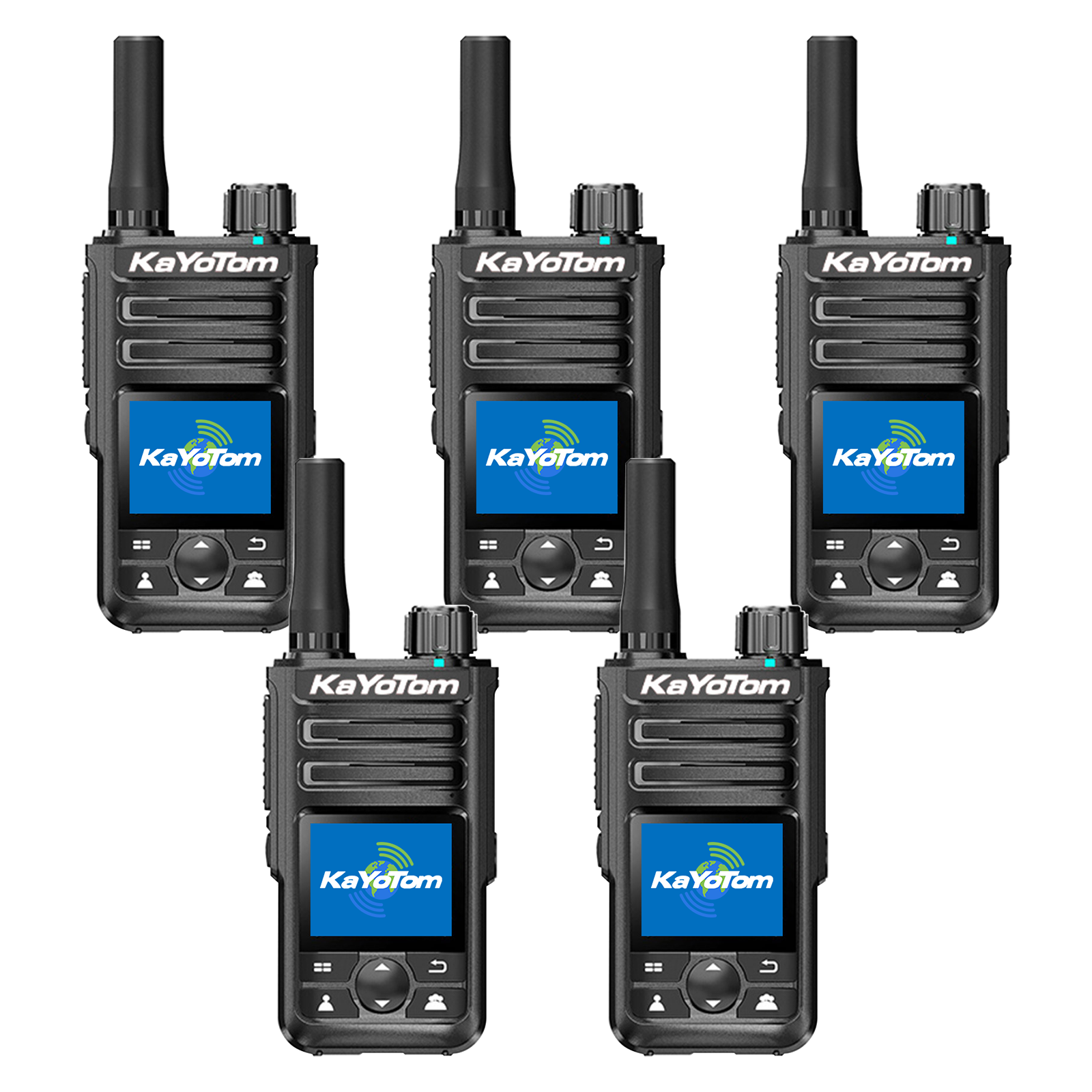 KaYoTom M14 Global Walkie Talkie POC Radio GPS Tracking Unlimited Range Encrypted Two-Way Radio
