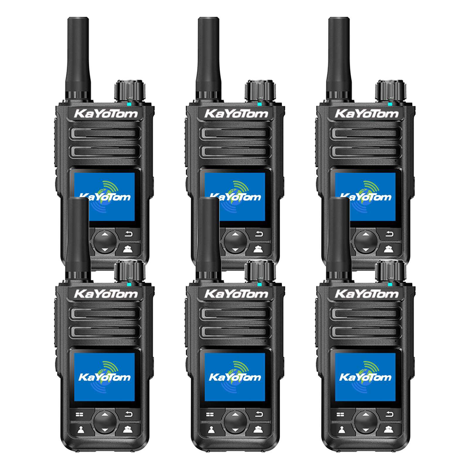 KaYoTom M14 Global Walkie Talkie POC Radio GPS Tracking Unlimited Range Encrypted Two-Way Radio