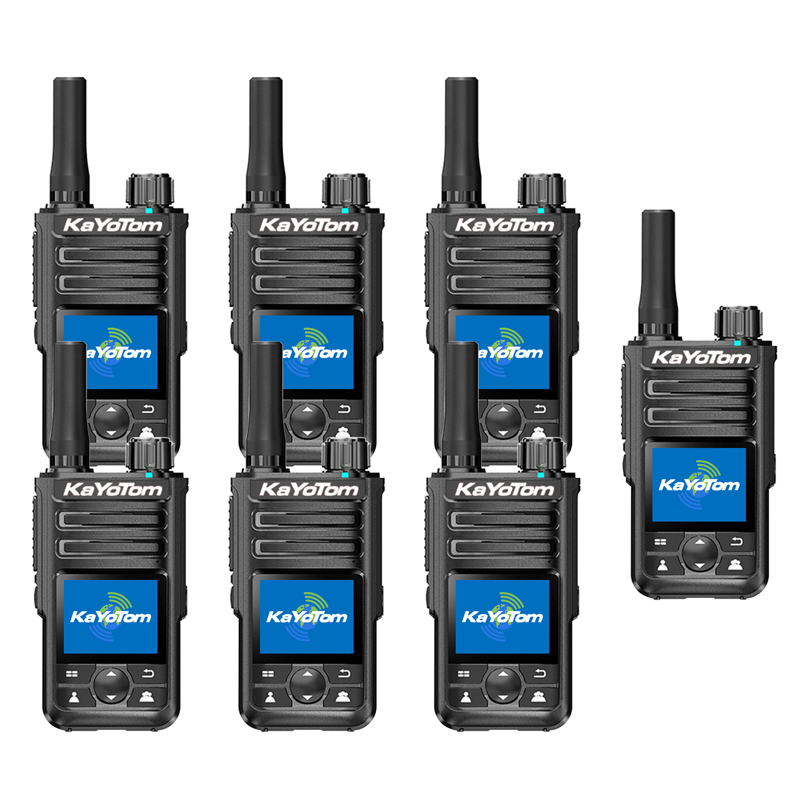 KaYoTom M14 Global Walkie Talkie POC Radio GPS Tracking Unlimited Range Encrypted Two-Way Radio