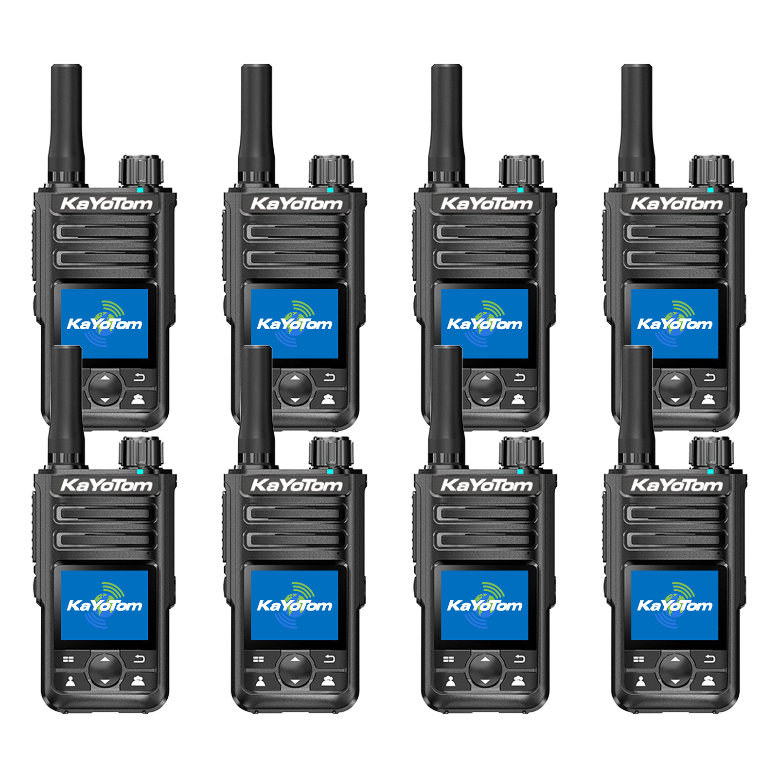 KaYoTom M14 Global Walkie Talkie POC Radio GPS Tracking Unlimited Range Encrypted Two-Way Radio