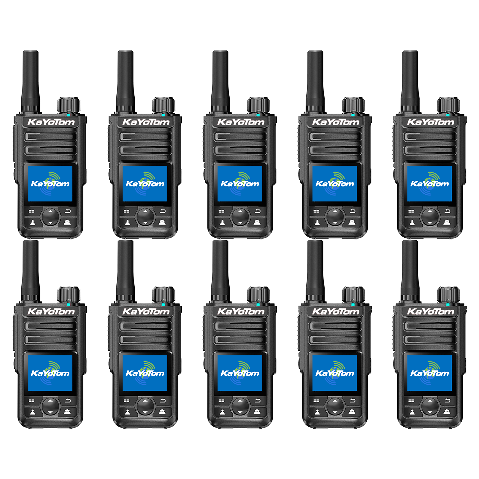 KaYoTom M14 Global Walkie Talkie POC Radio GPS Tracking Unlimited Range Encrypted Two-Way Radio