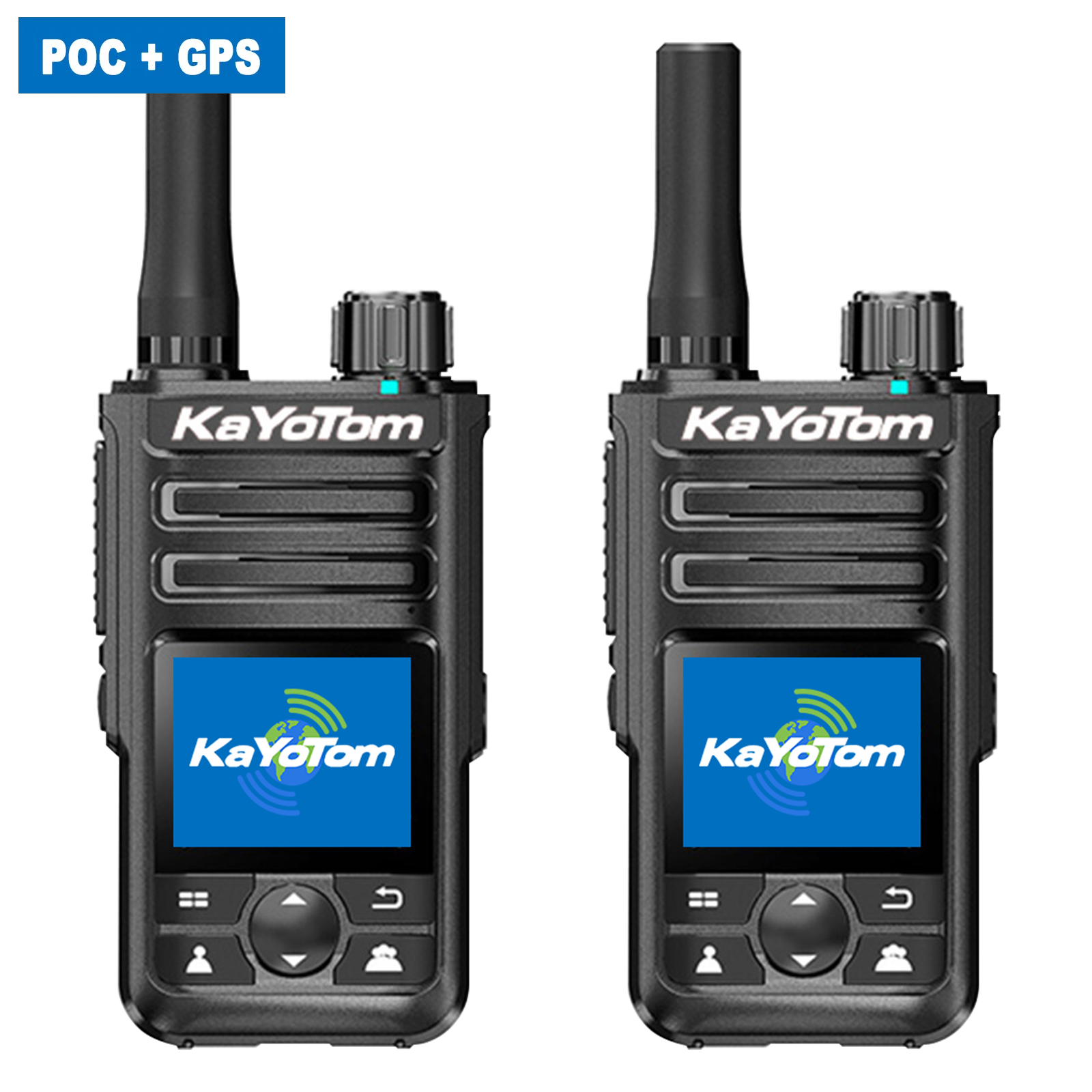 KaYoTom M14 Global Walkie Talkie POC Radio GPS Tracking Unlimited Range Encrypted Two-Way Radio