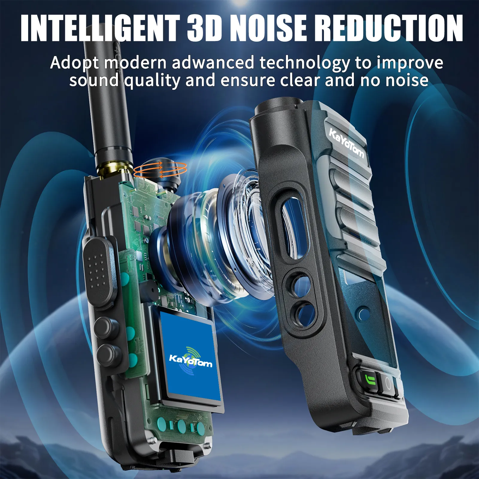 KaYoTom G07 Global Walkie Talkie 4G LTE POC Radio Long Range Two Way Radio
