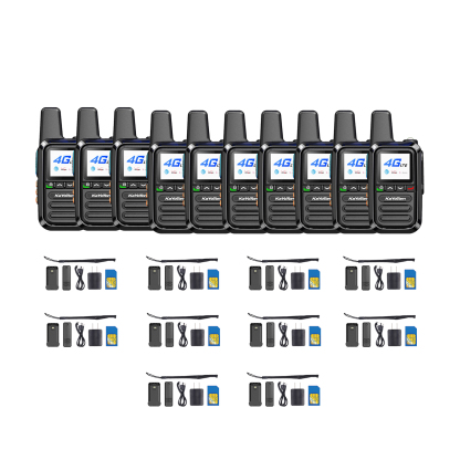 KaYoTom G05 Global PTT Walkie Talkie - 5000 Miles Range, Built-in SIM, 200 Channels, Instant Use & LED Illumination