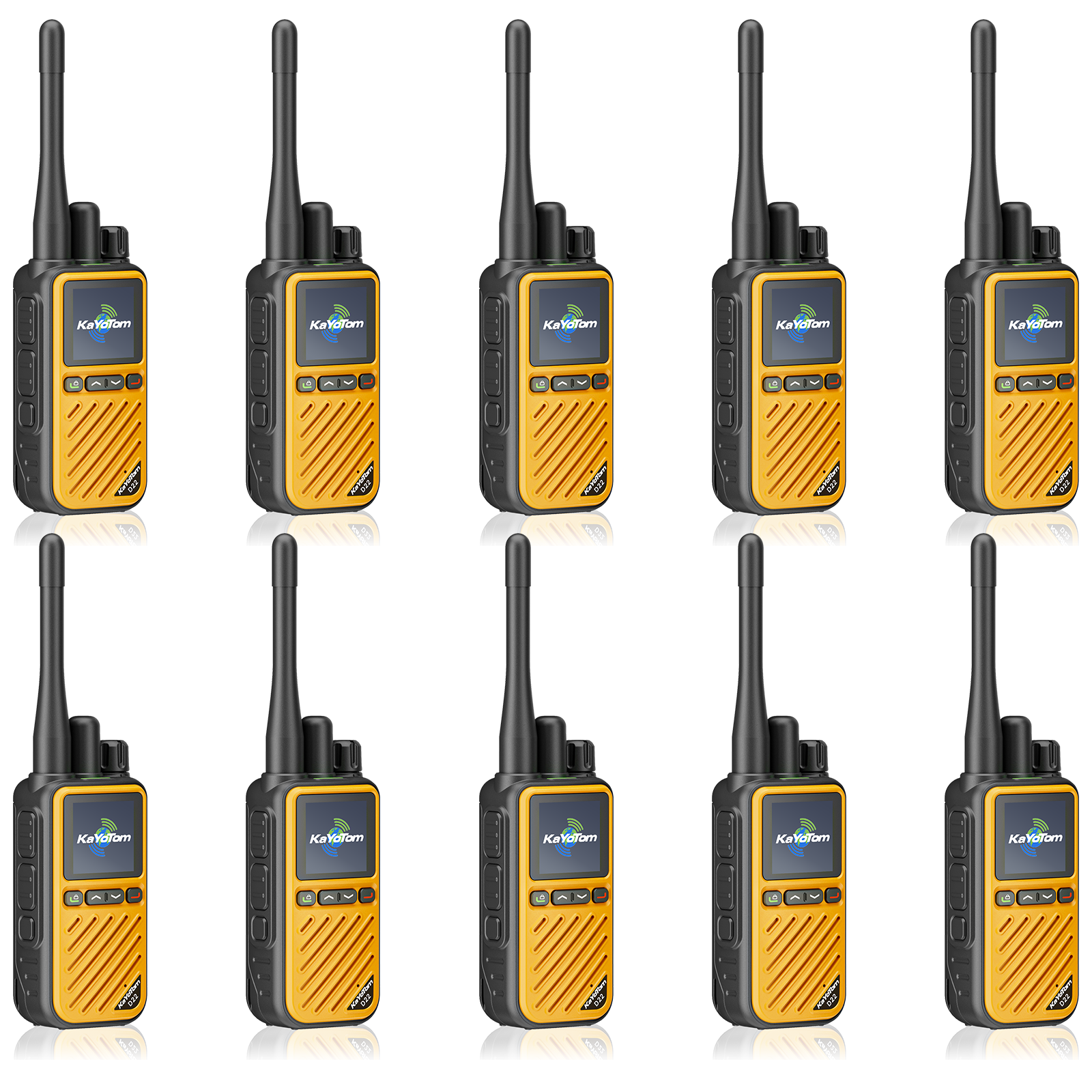 KaYoTom D22 Hybrid Dual Mode Global Poc Walkie Talkie Gmrs Two Way Radio