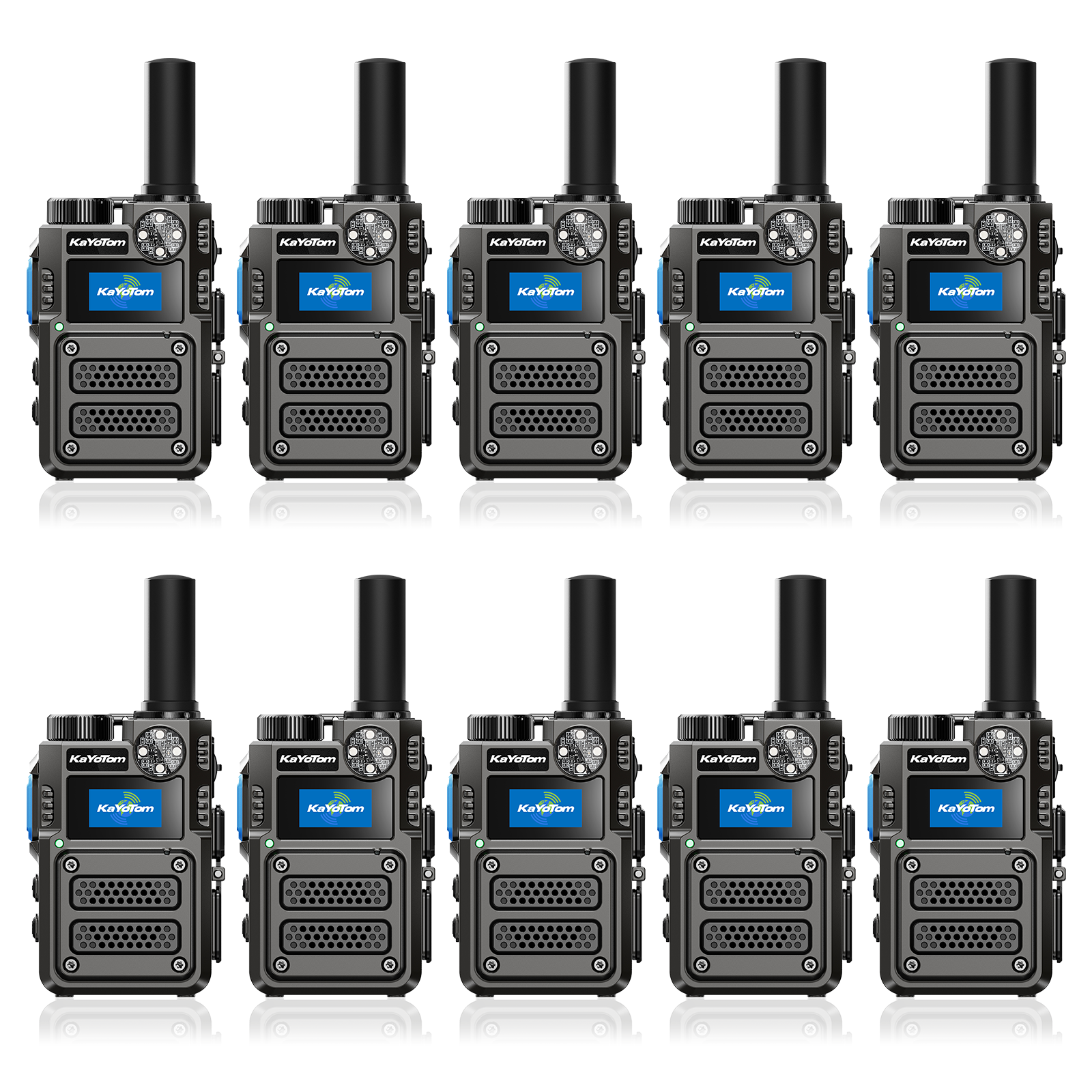 KaYoTom M12T Global Walkie Talkie 4G LTE POC Radio Heavy-Duty Encrypted Two Way Radio