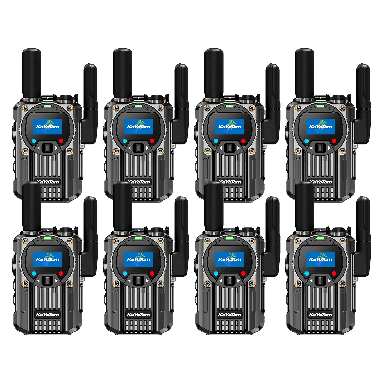 KaYoTom M66 Global Walkie Talkie 4G LTE POC Radio Rugged Encrypted FM Two Way Radio