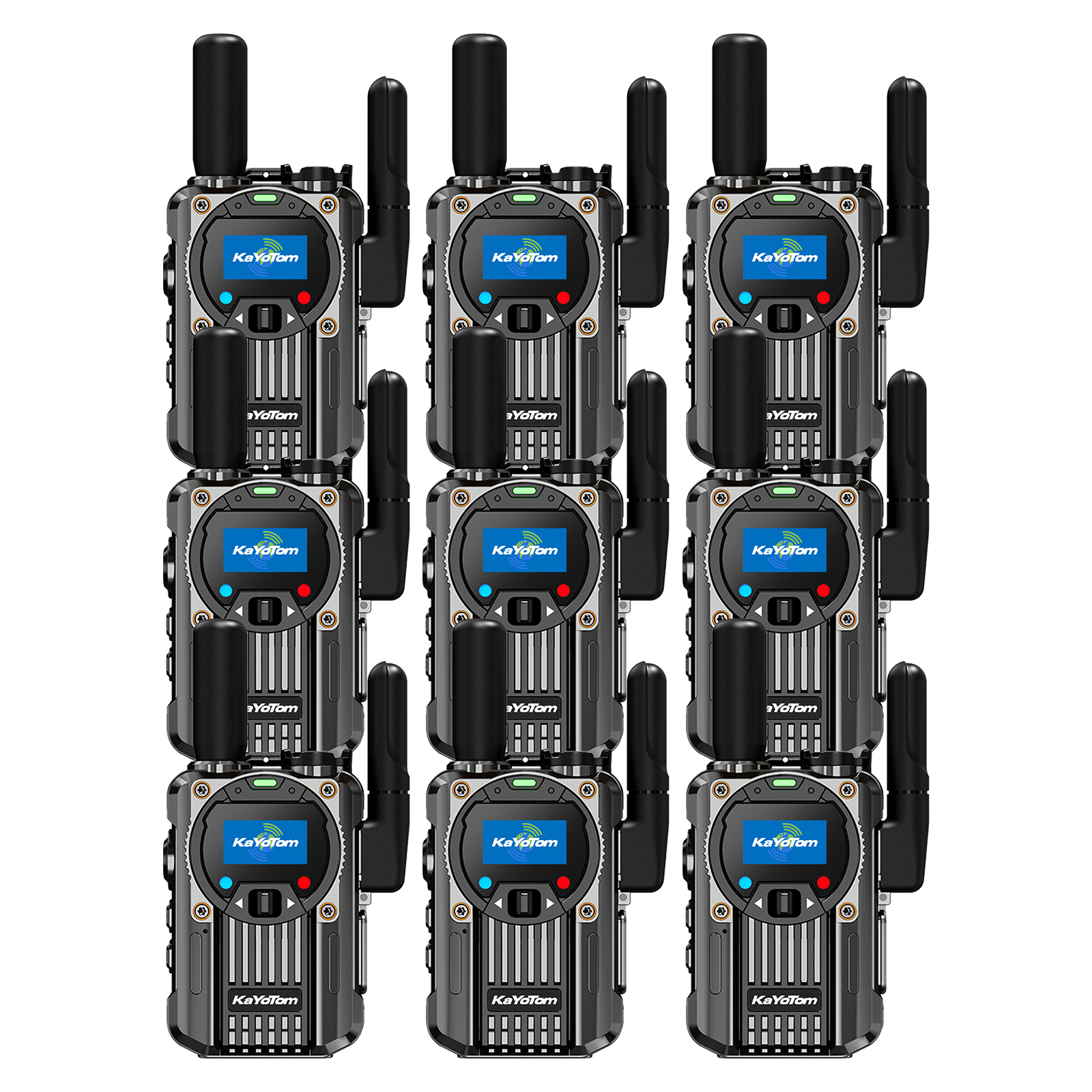 KaYoTom M66 Global Walkie Talkie 4G LTE POC Radio Rugged Encrypted FM Two Way Radio