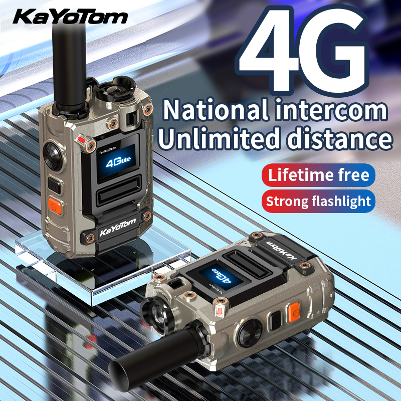 4G walkie talkie: The 4G walkie talkie delivers fast and stable communication.