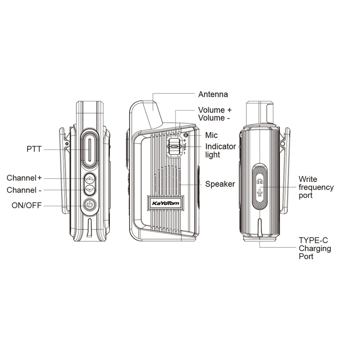 KAYOTOM TWO WAY RADIO - Professional and efficient two-way communication tool-walkie-talkie
