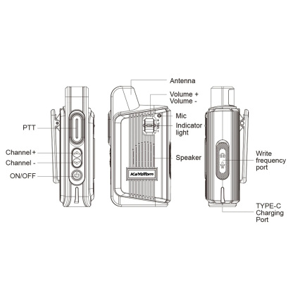 KAYOTOM TWO WAY RADIO - Professional and efficient two-way communication tool-walkie-talkie