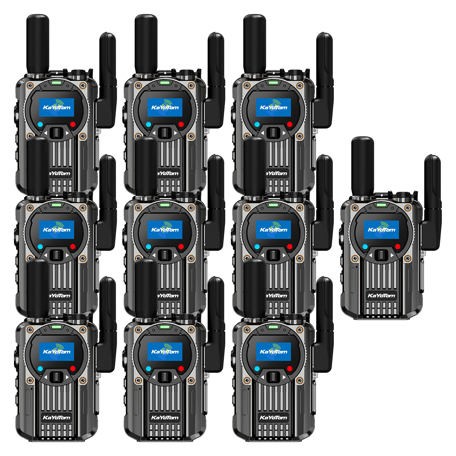 KaYoTom M66 Global Walkie Talkie 4G LTE POC Radio Rugged Encrypted FM Two Way Radio