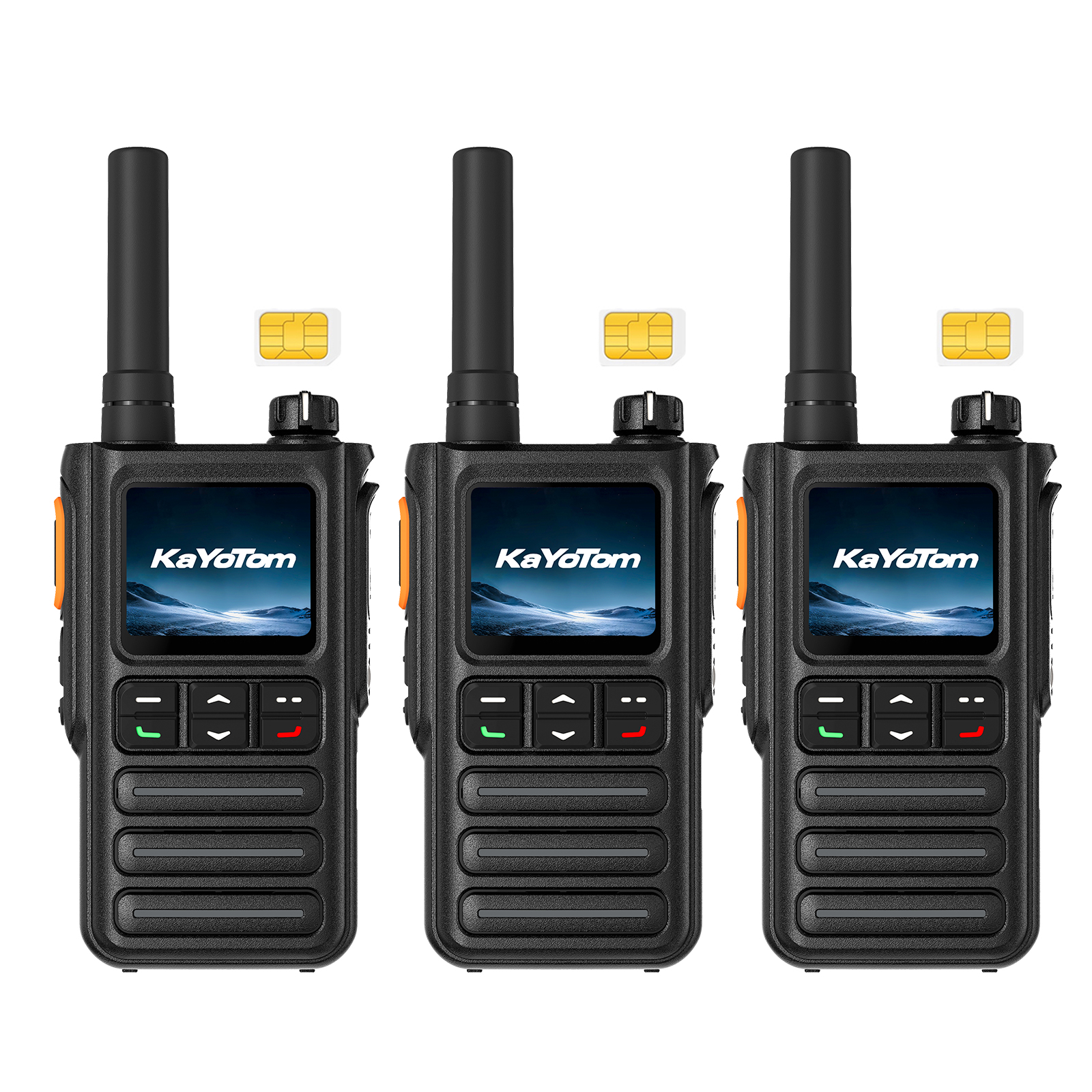 KaYoTom G09 Global Walkie Talkies Unlimited Range Rapid GPS Long Range Two Way Radio, IP65 Waterproof, AI Noise Cancellation for Nationwide Outdoor, Logistics, Road Trips & Family