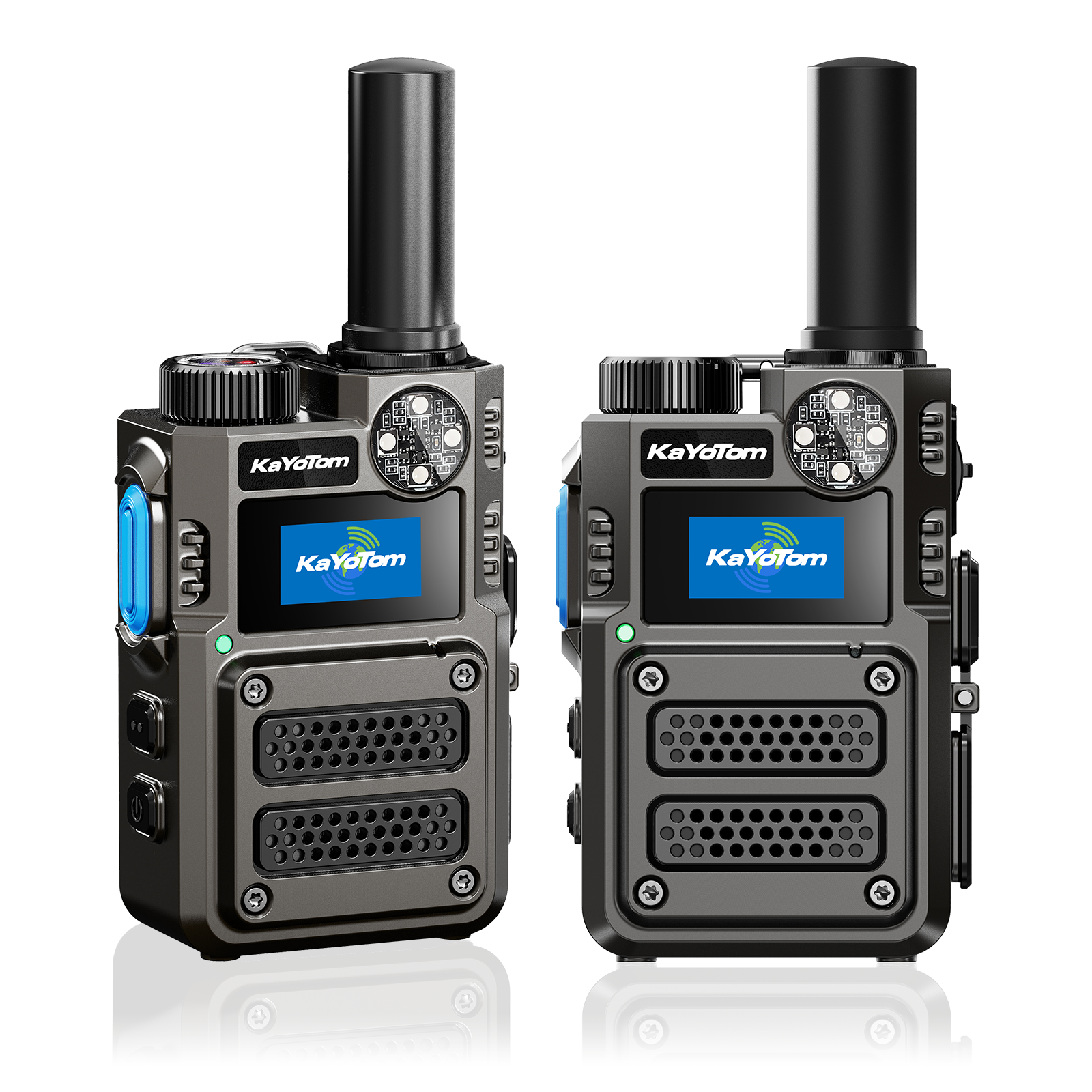KaYoTom M12T Global Walkie Talkie 4G LTE POC Radio Heavy-Duty Encrypted Two Way Radio