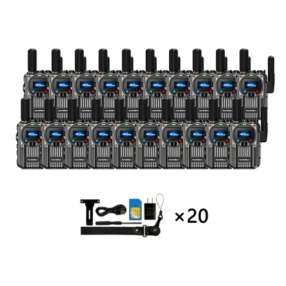 KaYoTom M66 Global Push To Talk (PTT) Walkie-Talkie – 5000-Mile Range, FM Radio & SOS Functions, TYPE-C Fast Charging
