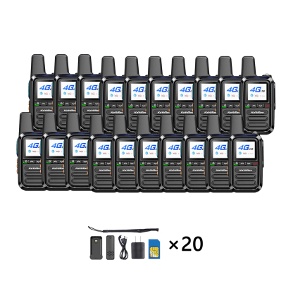 KaYoTom G05 Global PTT Walkie Talkie - 5000 Miles Range, Built-in SIM, 200 Channels, Instant Use & LED Illumination