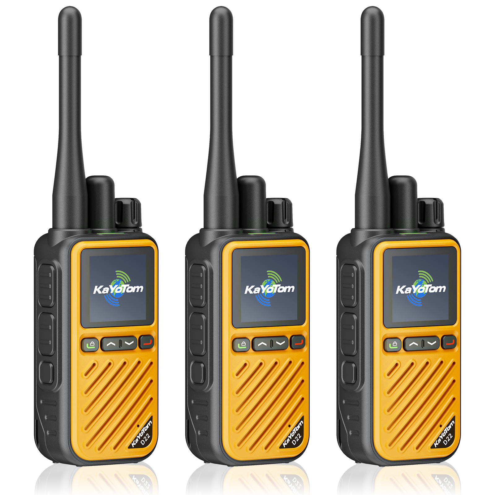 KaYoTom D22 Hybrid Dual Mode Global Poc Walkie Talkie Gmrs Two Way Radio