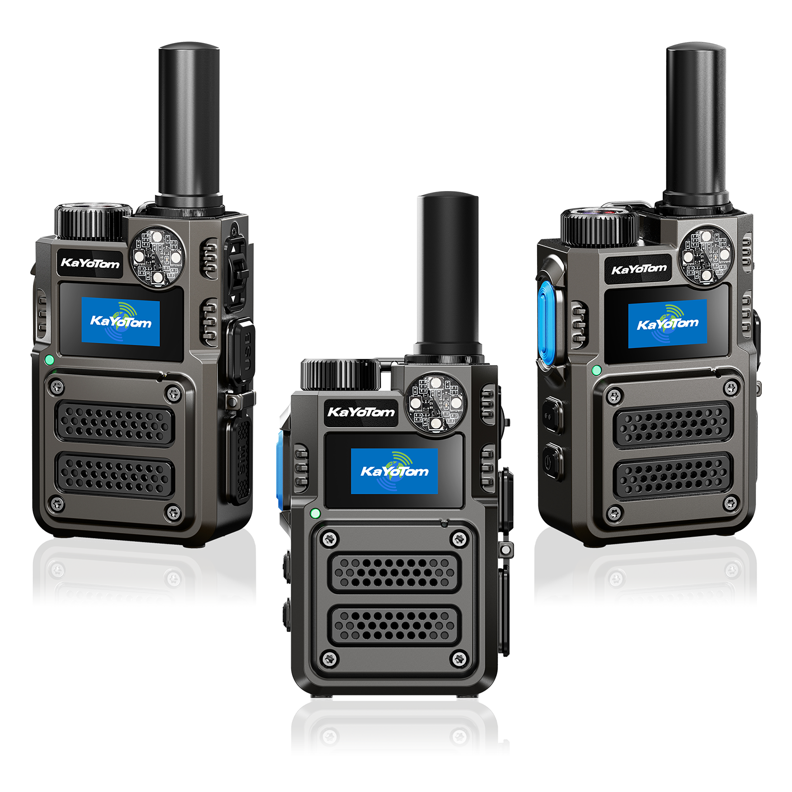 KaYoTom M12T Global Walkie Talkie 4G LTE POC Radio Heavy-Duty Encrypted Two Way Radio