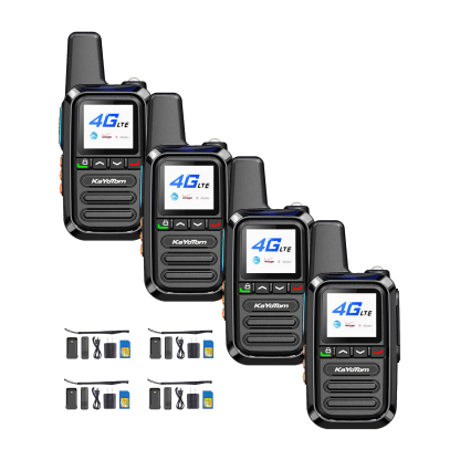 KaYoTom G05 Global PTT Walkie Talkie - 5000 Miles Range, Built-in SIM, 200 Channels, Instant Use & LED Illumination