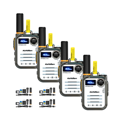 KaYoTom M22 Global Push To Talk (PTT) Walkie-Talkie, 5000KM Communication, Long - Lasting Battery, LED Illumination