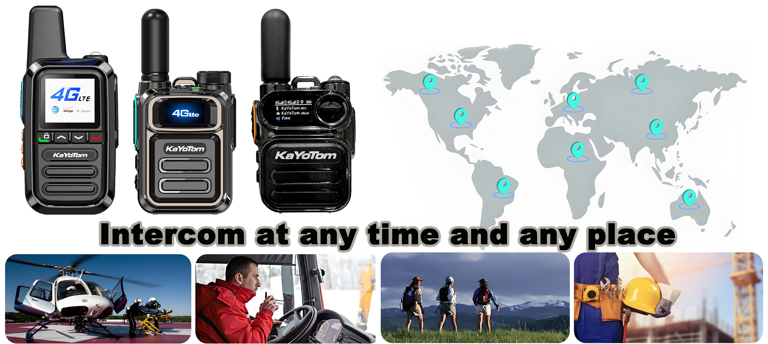 KaYoTom walkie talkie,Best long range walkie talkie,rapid radios,nationwide ptt walkie talkie,Walkie talkie long range,
Global walkie talkie,Unlimited range walkie talkie,Long distance walkie talkie,World wide walkie talkie,rapid radio walkie talkies