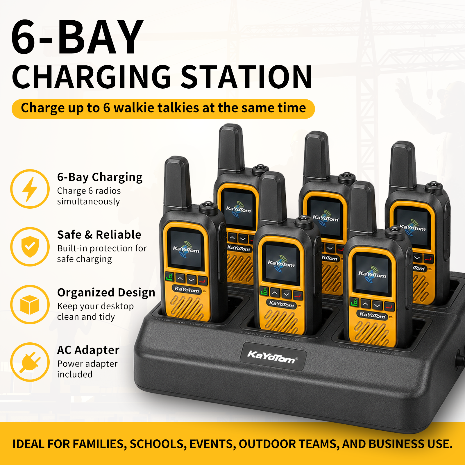 KaYoTom G12 Dedicated 6-Port Desktop Charger
