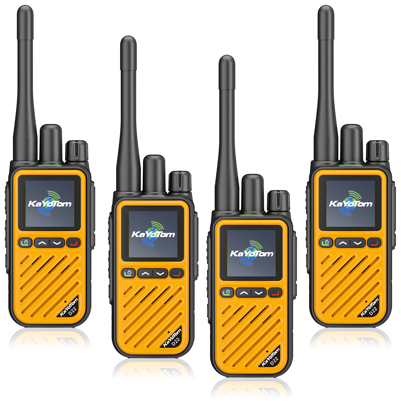 KaYoTom D22 Hybrid Dual Mode Global Poc Walkie Talkie Gmrs Two Way Radio