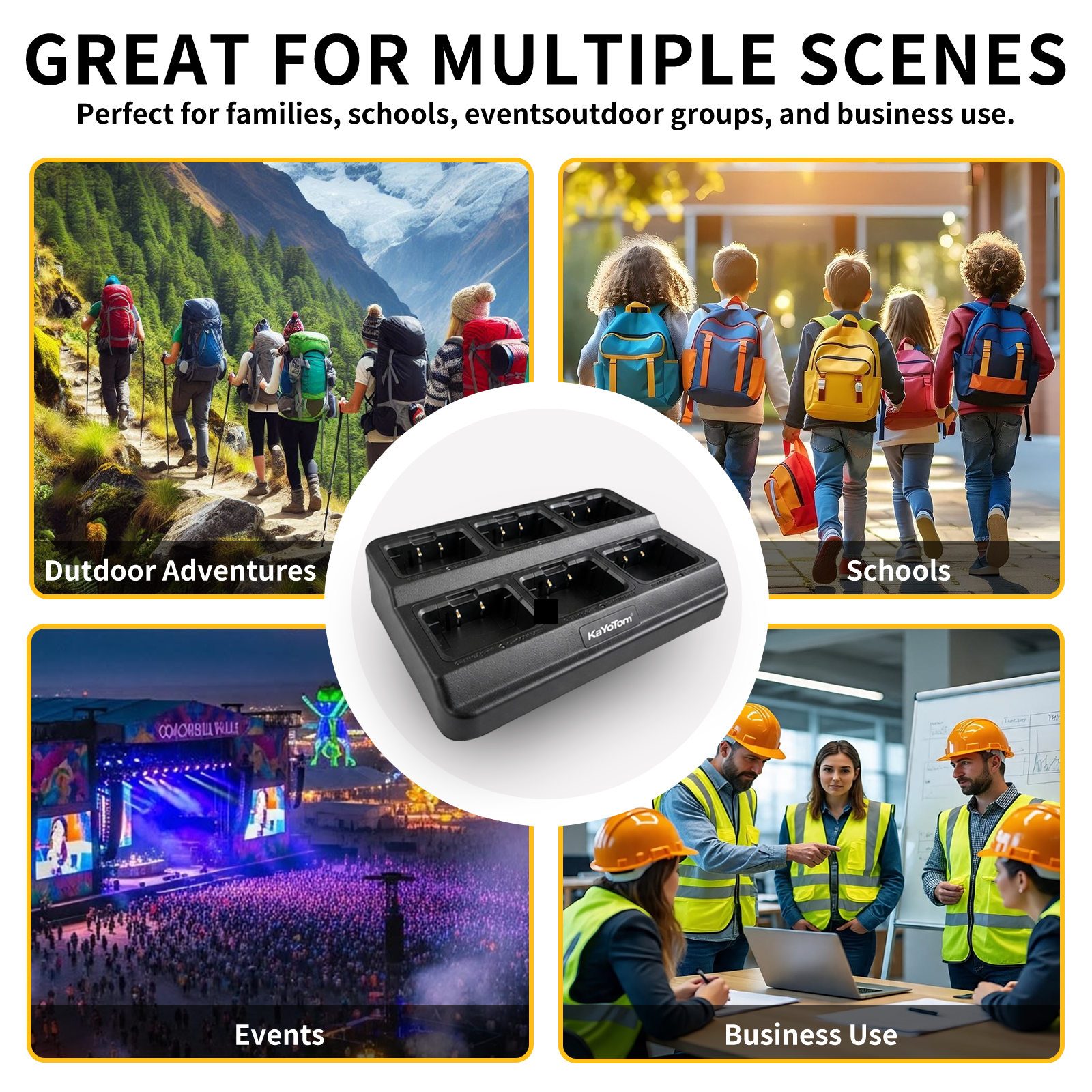 KaYoTom G12 Dedicated 6-Port Desktop Charger
