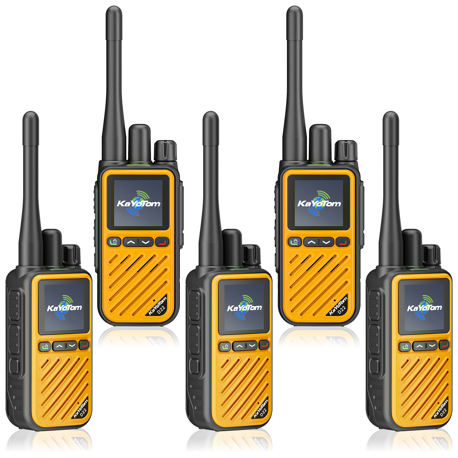 KaYoTom D22 Hybrid Dual Mode Global Poc Walkie Talkie Gmrs Two Way Radio