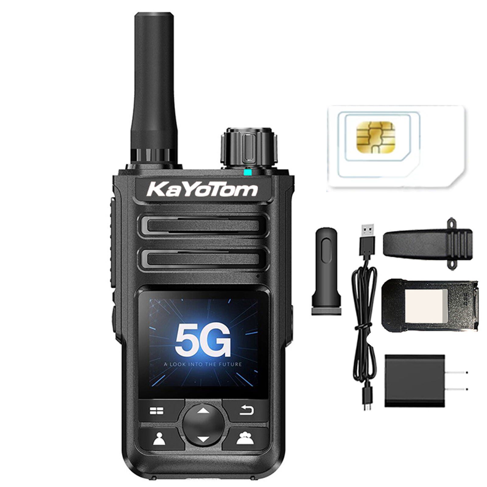 KaYoTom Global available M14 global-ptt POC 4G walkie talkie Two-way radio Mobile Porfesional long range communicator