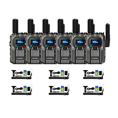 KaYoTom M66 Global Push To Talk (PTT) Walkie-Talkie – 5000-Mile Range, FM Radio & SOS Functions, TYPE-C Fast Charging
