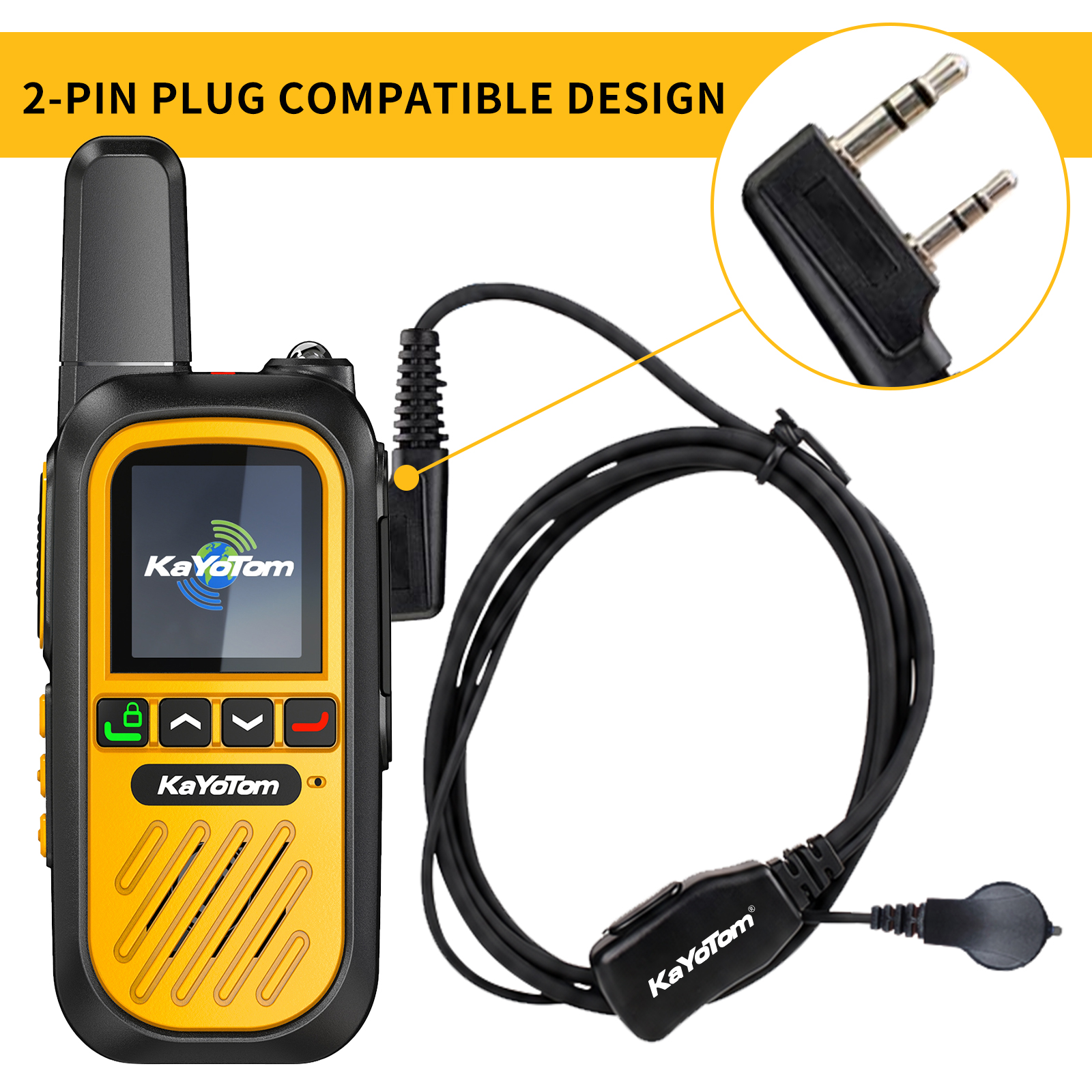 KaYoTom G12 Dedicated Headset - High-Performance K-Type Connector with Duct
