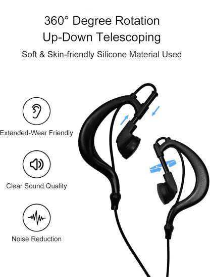 High - Performance Type - C Headset Exclusively for M05/M08/M09/M11/M12/M22/M66/M77/G05 Walkie - Talkies